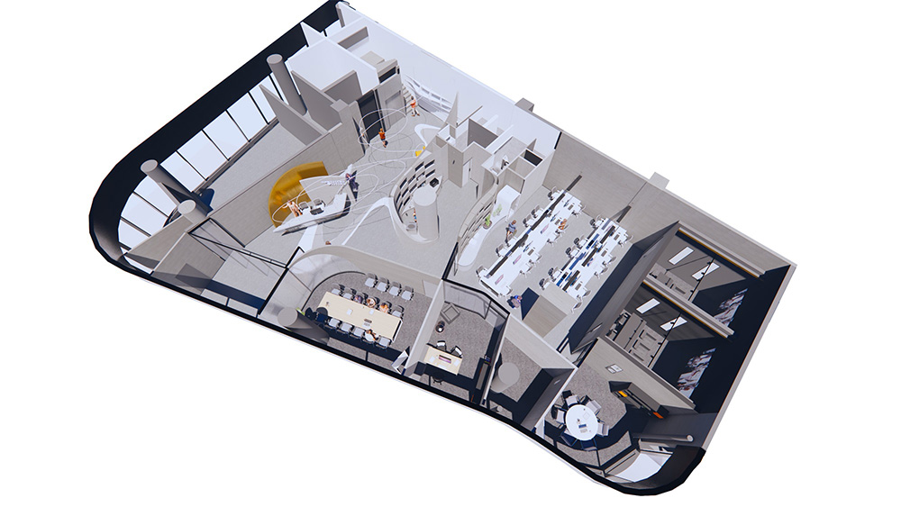 点击浏览大图 无限可能的世界 某影视公司北京办公室设计欣赏