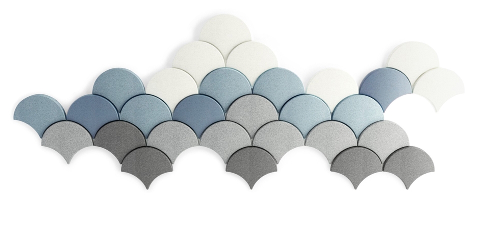 迷人的银杏叶声学吸音板 带来一室绚丽美景