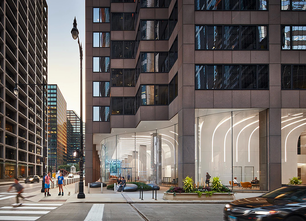 点击浏览大图 黑白摩登 RSM国际会计公司芝加哥总部设计欣赏