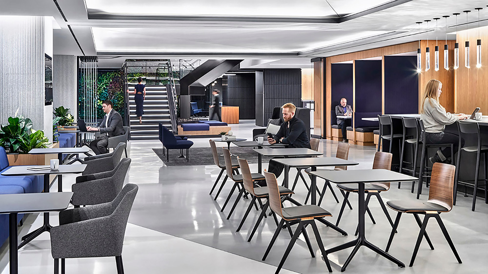 点击浏览大图 黑白摩登 RSM国际会计公司芝加哥总部设计欣赏