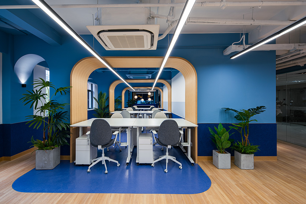 FTA孚提埃建筑设计 | 蓝色畅想 椰岛游戏上海总部设计欣赏